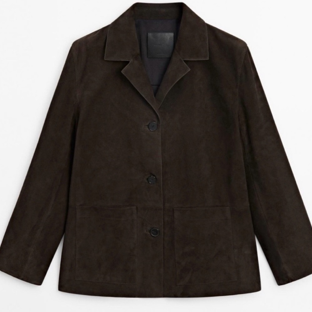 Massimo Dutti Dark Brown Women's Jacket Blazer XS NWOT